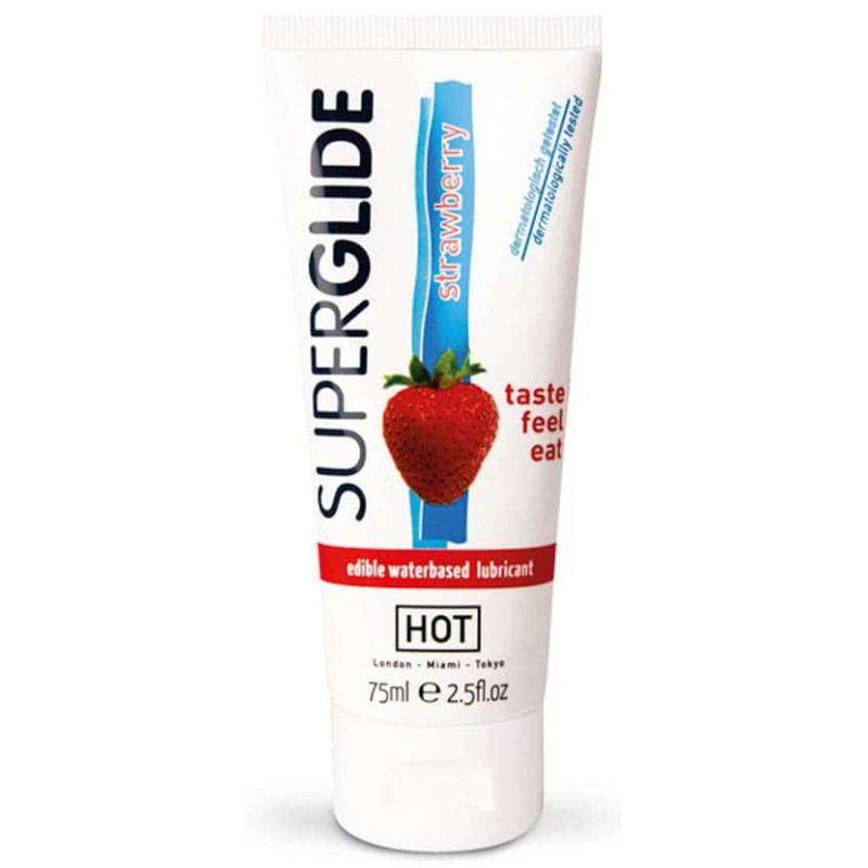 HOT Lubrifiant Comestible 75mL Goût Fraise
